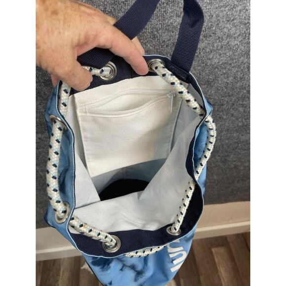 Hurley Men's One and Only Drawstring Bag, Blue Gaze 19" O/S - Picture 6 of 10